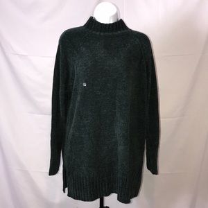 Express 100% acrylic green sweater